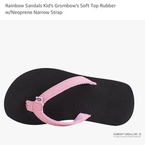 Girls rainbow flip flop